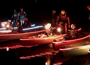 descente au flambeaux