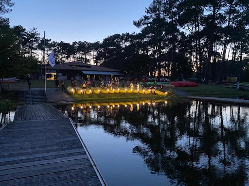 Canoë - kayak - aventure - nocturne - famille - amis - couple - bien être - sunset -